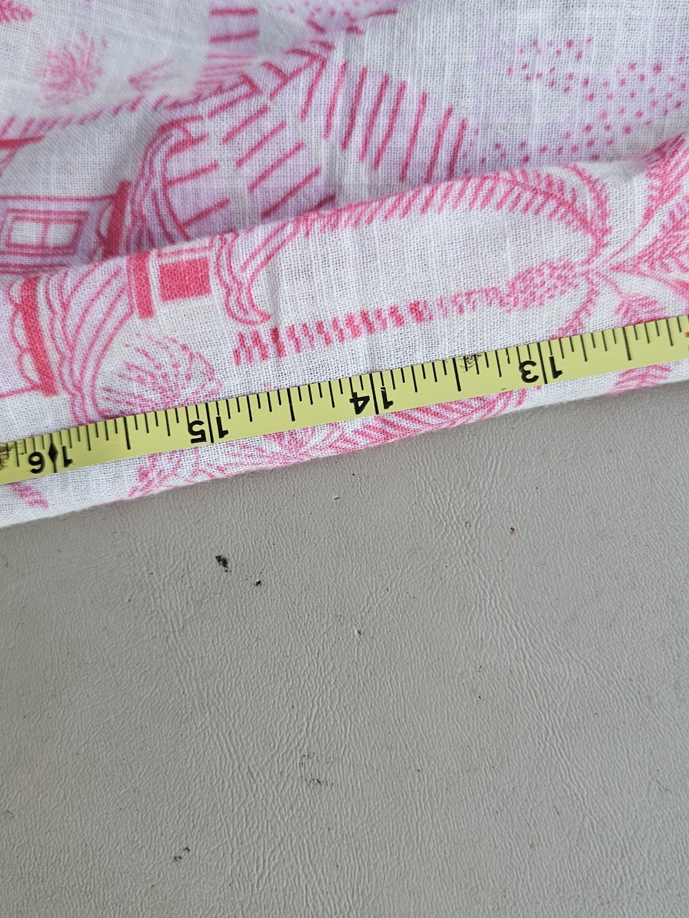 Cost Plus World Market Pink and White Tropical Print Women's One-Piece Romper - Picture 5 of 9